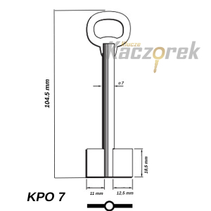 Zasuwowy 078 - KPO 7 - klucz surowy